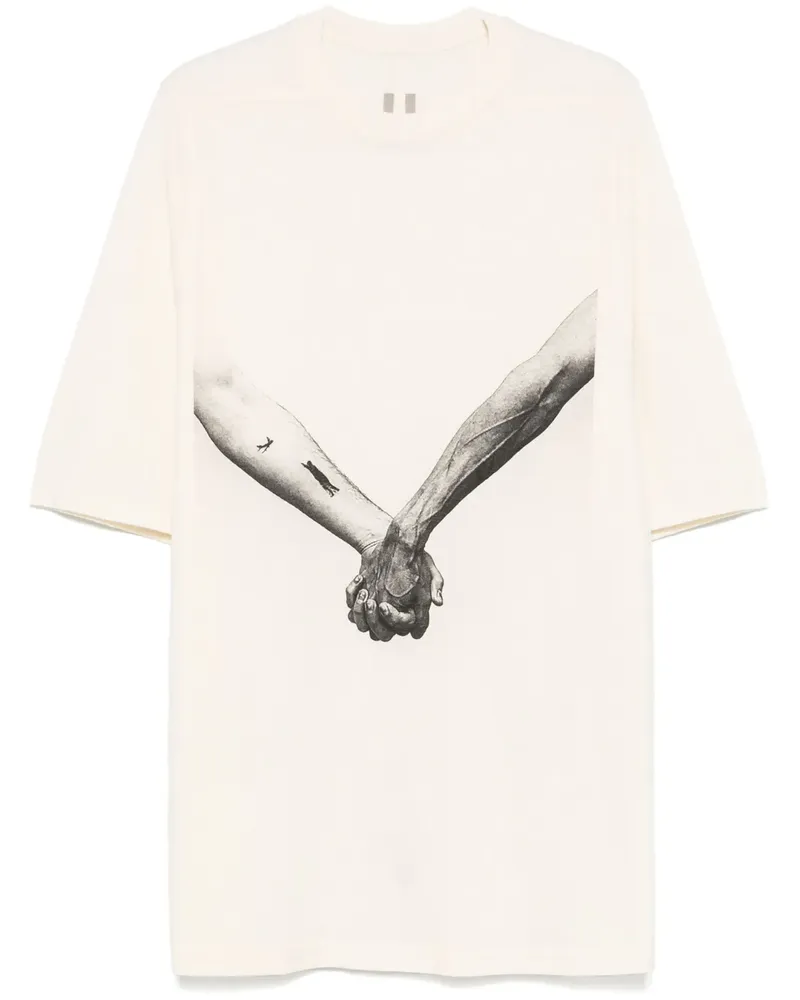 Rick Owens Jumbo T-Shirt - Nude Nude