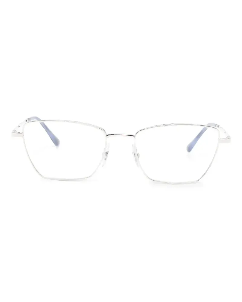 Ray Ban Brille mit geometrischem Gestell - Silber Silber