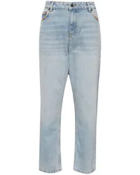 ba&sh Weite Jeans Blau