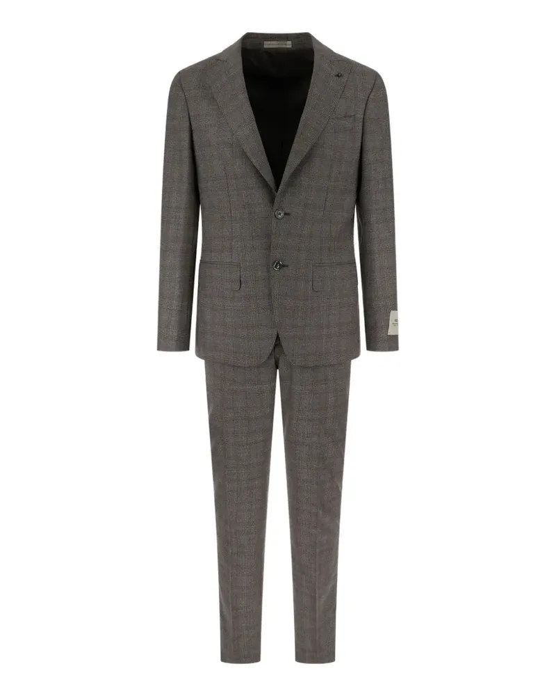 Corneliani Anzug mit Karomuster - Braun Braun