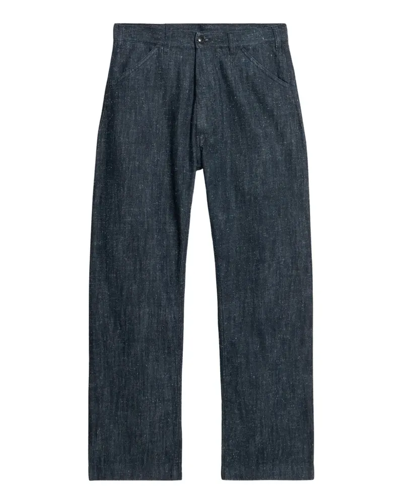 Fortela Russell Straight-Leg-Jeans mit Tasche - Blau Blau