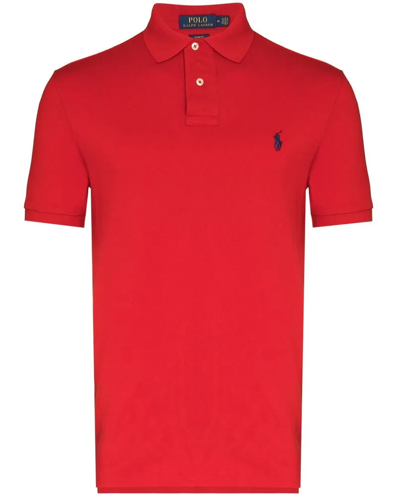 Ralph Lauren Poloshirt mit Polo Pony - Rot Rot