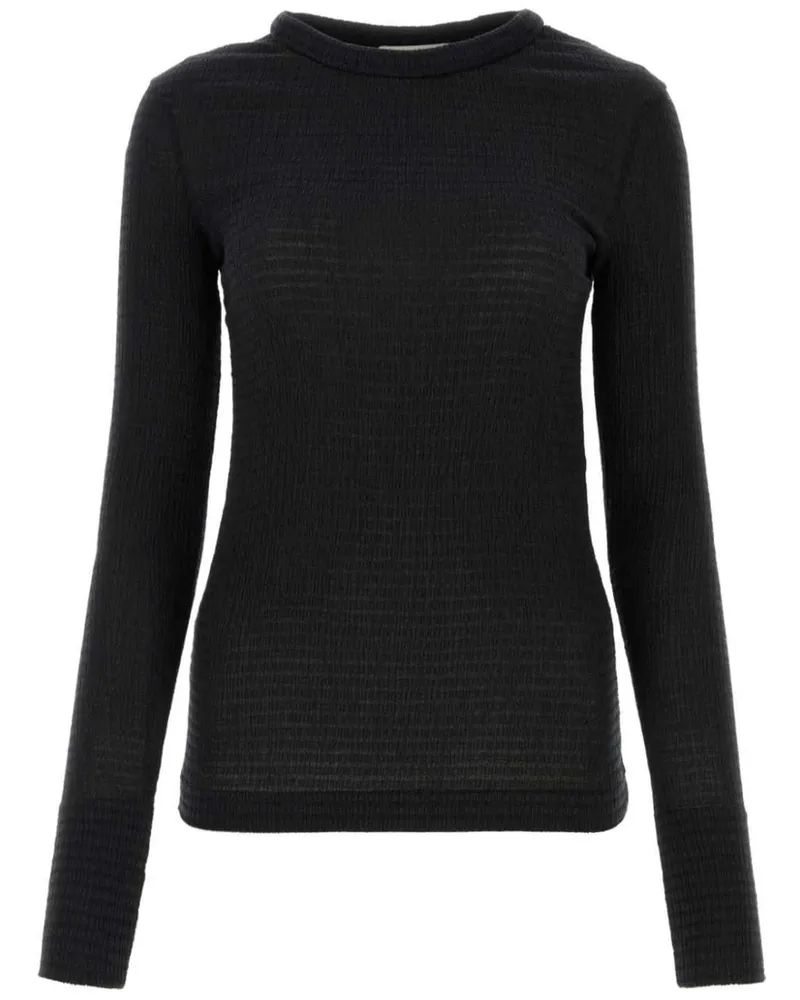 Jil Sander Pullover mit Rundhalsausschnitt - Schwarz Schwarz