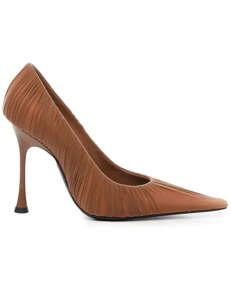 Saint Laurent Emmanuelle Pumps 110mm - Braun Braun
