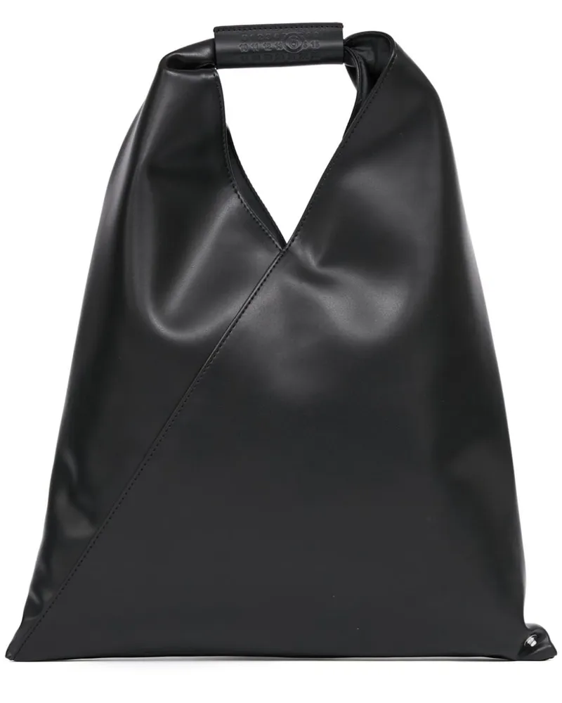 Maison Margiela Kleiner Classic Japanese Shopper - Schwarz Schwarz