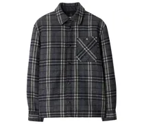Kariertes Hemd - Schwarz
