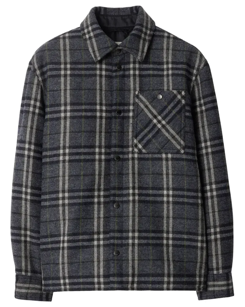 Burberry Kariertes Hemd - Schwarz Schwarz