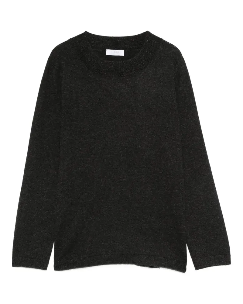 BARBA Pullover mit Rundhalsausschnitt - Schwarz Schwarz