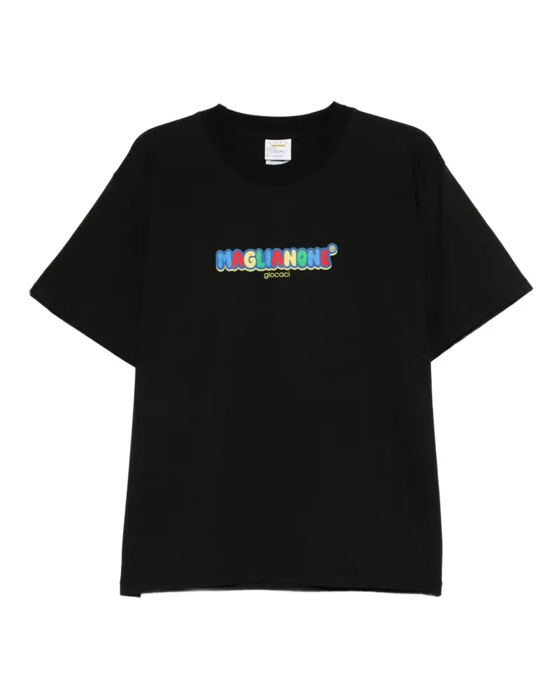 Magliano logo-print T-shirt - Schwarz Schwarz