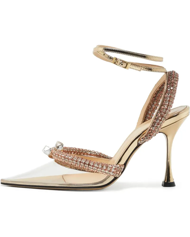 Mach & Mach Pre-owned Georgia Pumps 95mm - Nude Nude