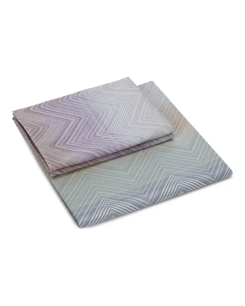 Missoni Home Marea Bettwäsche (3er-Set) - Blau Blau
