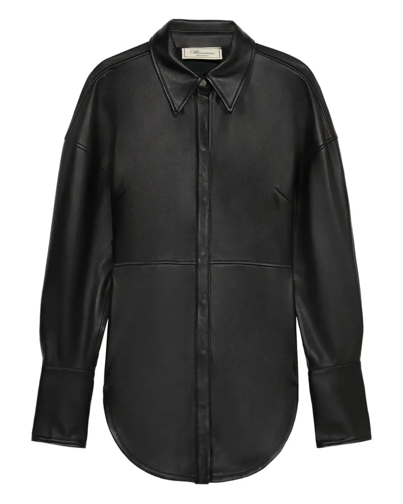 Blumarine Klassisches Hemd - Schwarz Schwarz