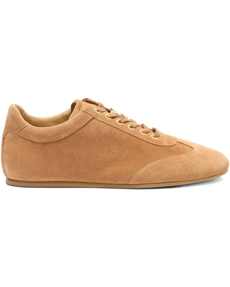 Stuart Weitzman Cruz Sneakers aus Wildleder - Nude Nude