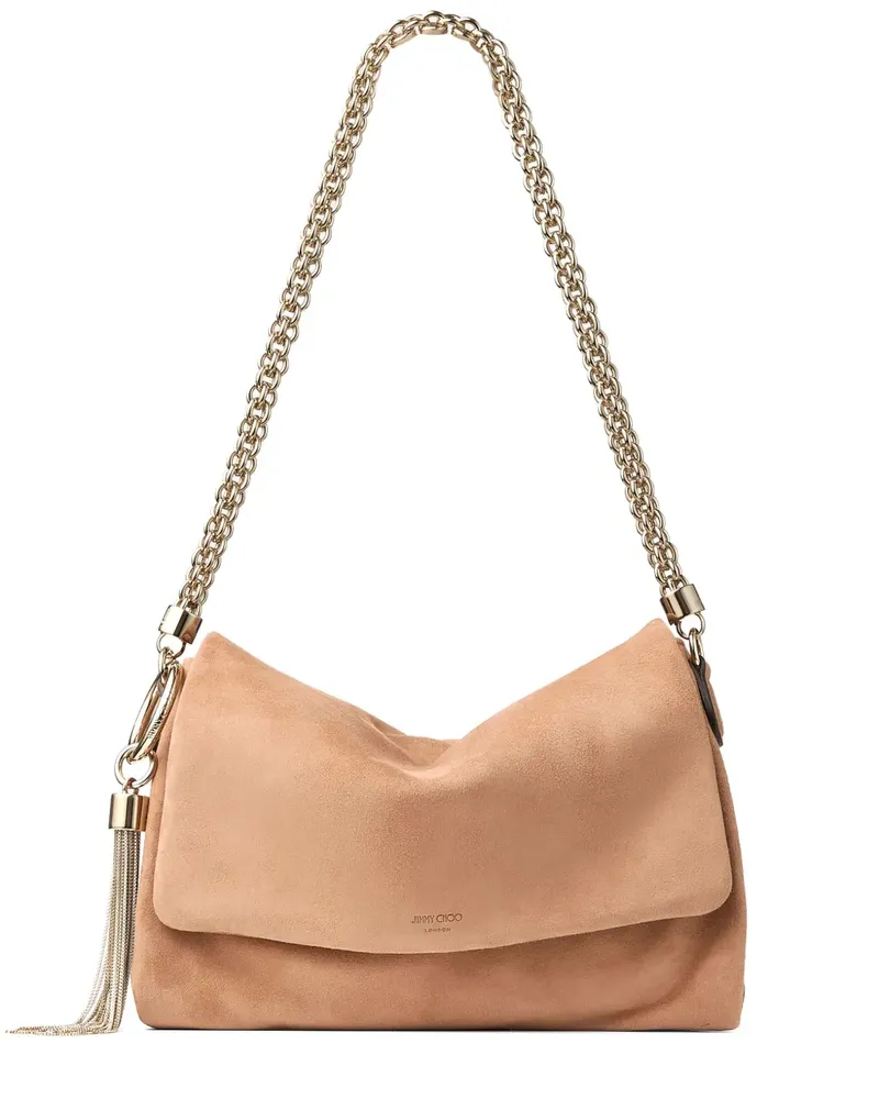Jimmy Choo Callie Schultertasche - Nude Nude