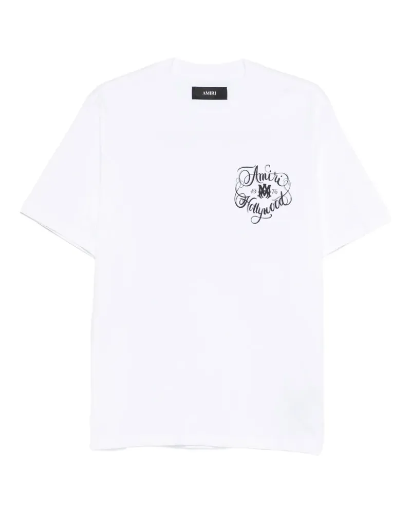 Amiri Klassisches T-Shirt - Weiß Weiß