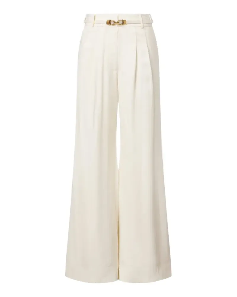 Zimmermann belted wide-leg trousers - Nude Nude