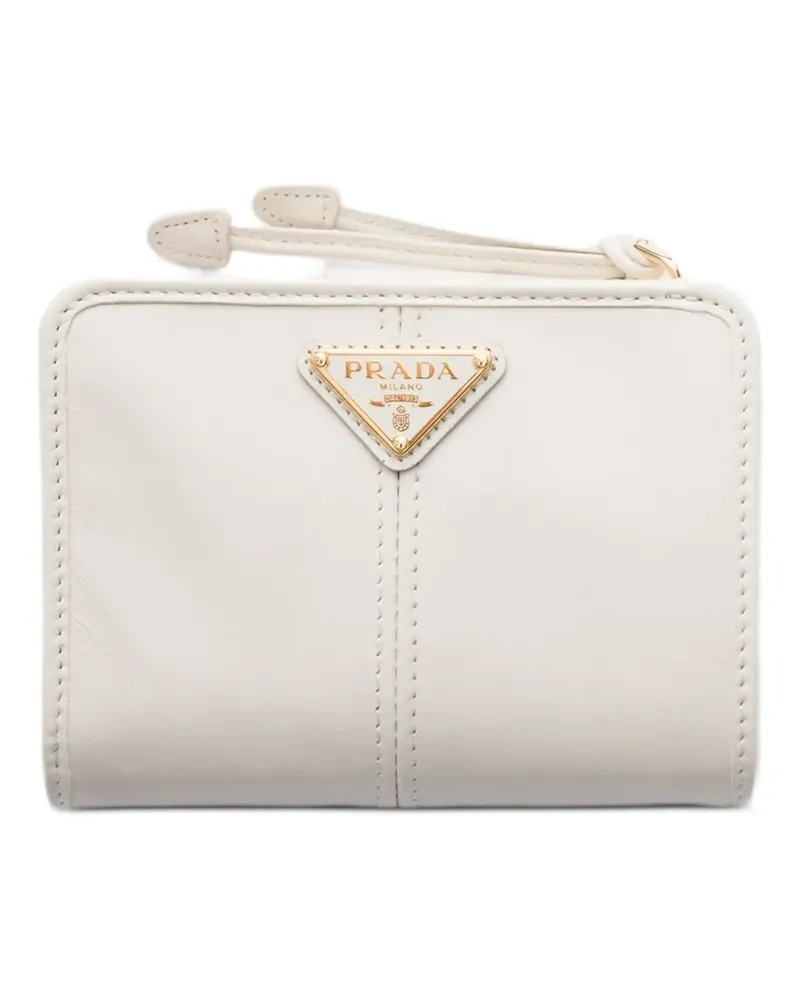 Prada Kleines Portemonnaie - Weiß Weiß
