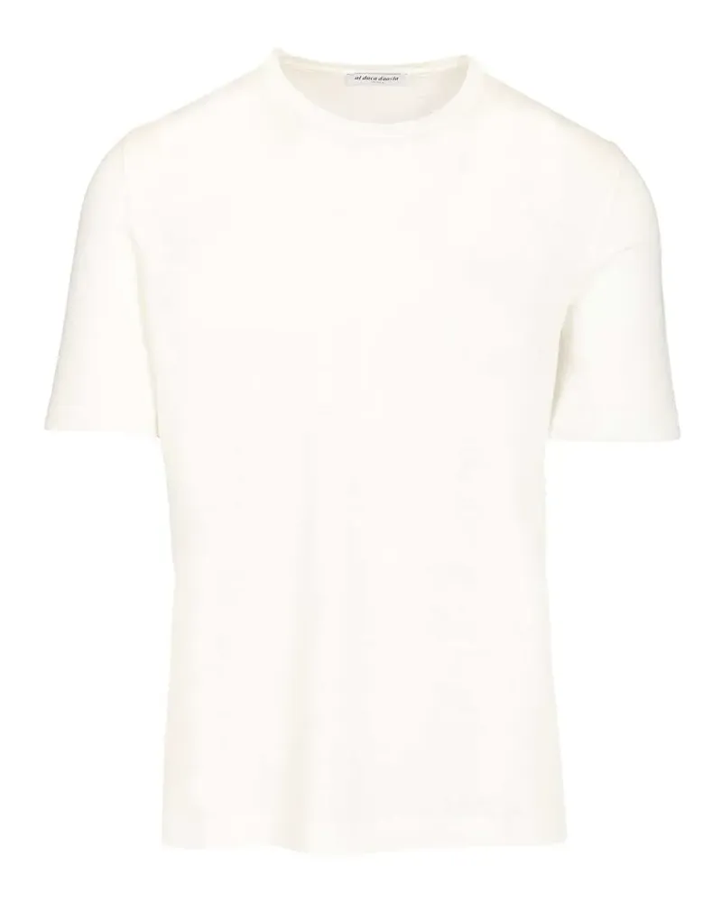 Al Duca D’Aosta 1902 T-Shirt aus Leinen - Nude Nude