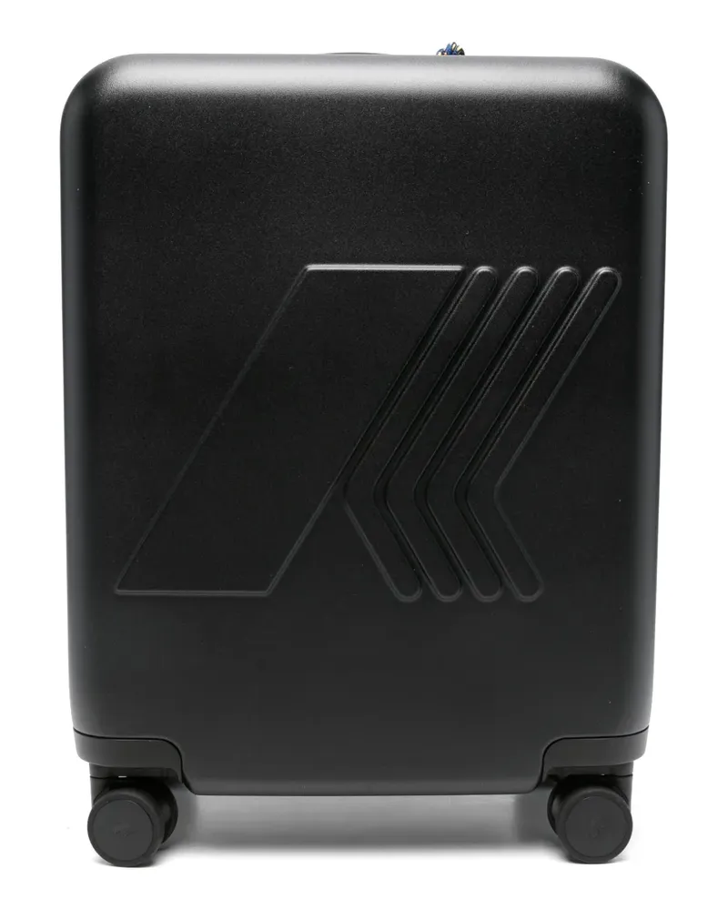 K-Way Rollkoffer mit Logo-Detail - Schwarz Schwarz