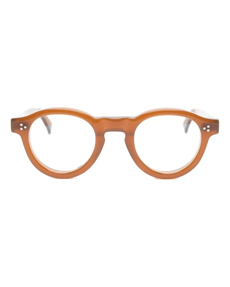 Lesca Runde Gaston Brille - Braun Braun