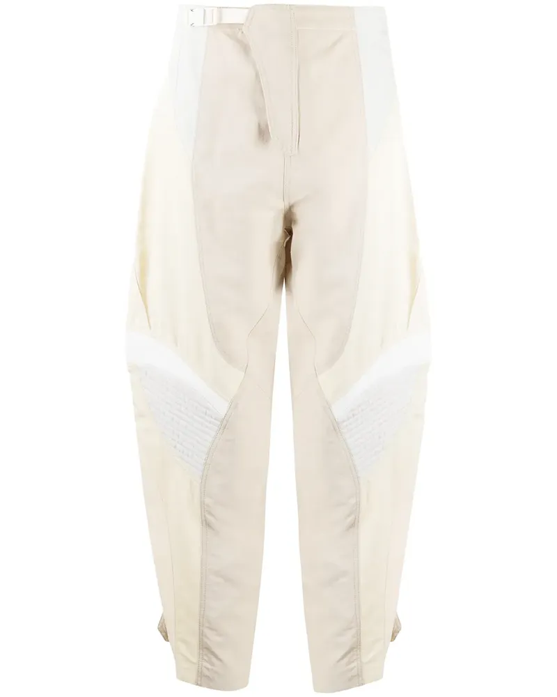 Stella McCartney Tapered-Hose mit Einsätzen - Nude Nude