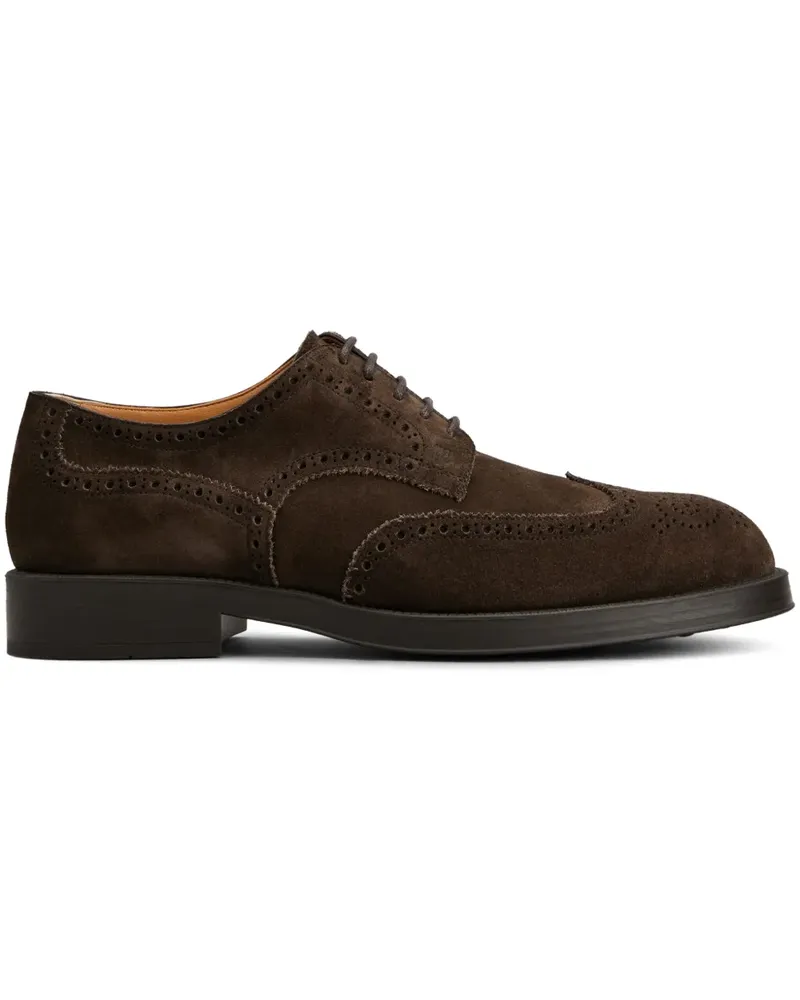 TOD'S Derby-Schuhe aus Wildleder - Braun Braun