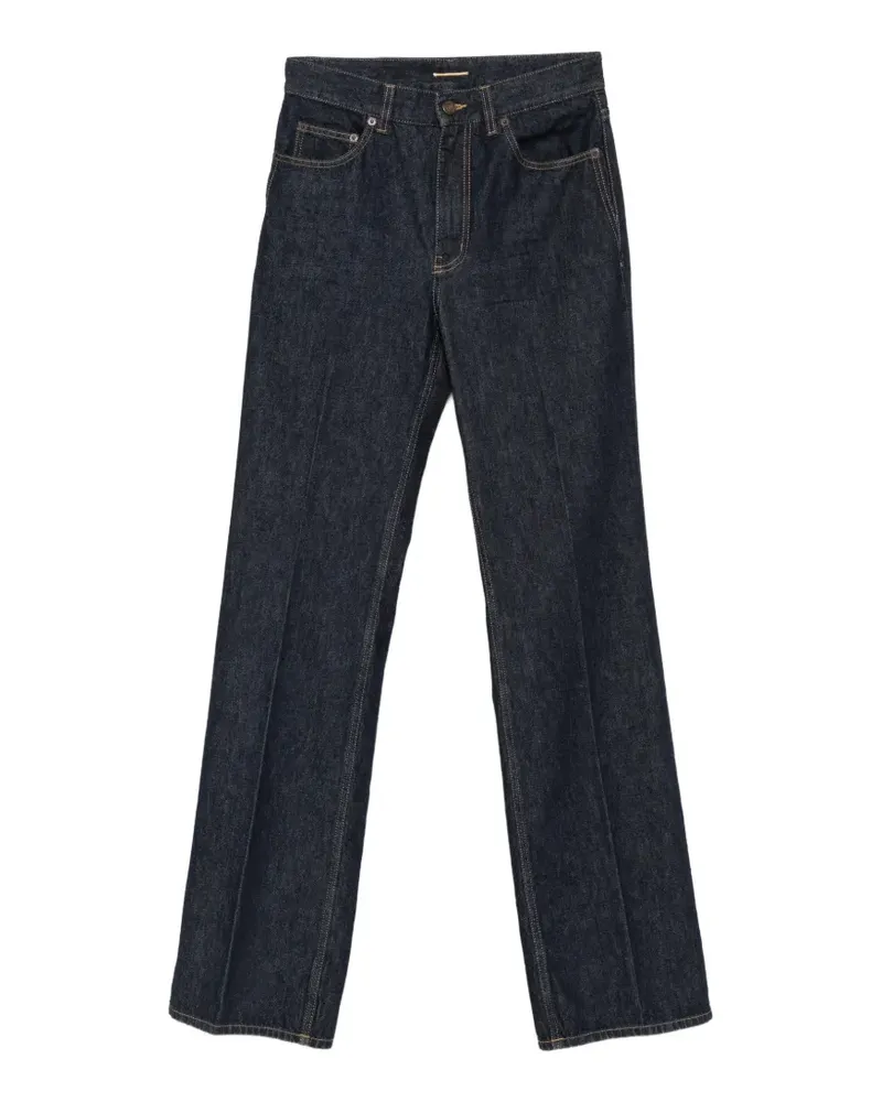 Saint Laurent Jeans mit Gürtelschlaufe - Blau Blau