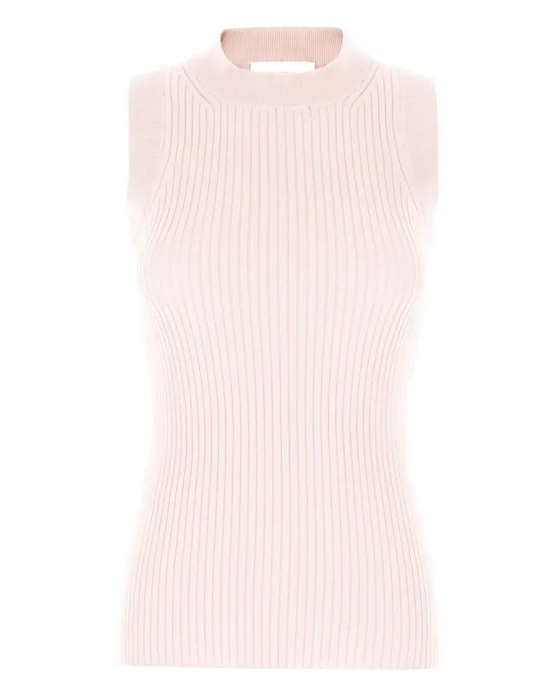 SPORTMAX Geripptes Trägershirt - Rosa Rosa