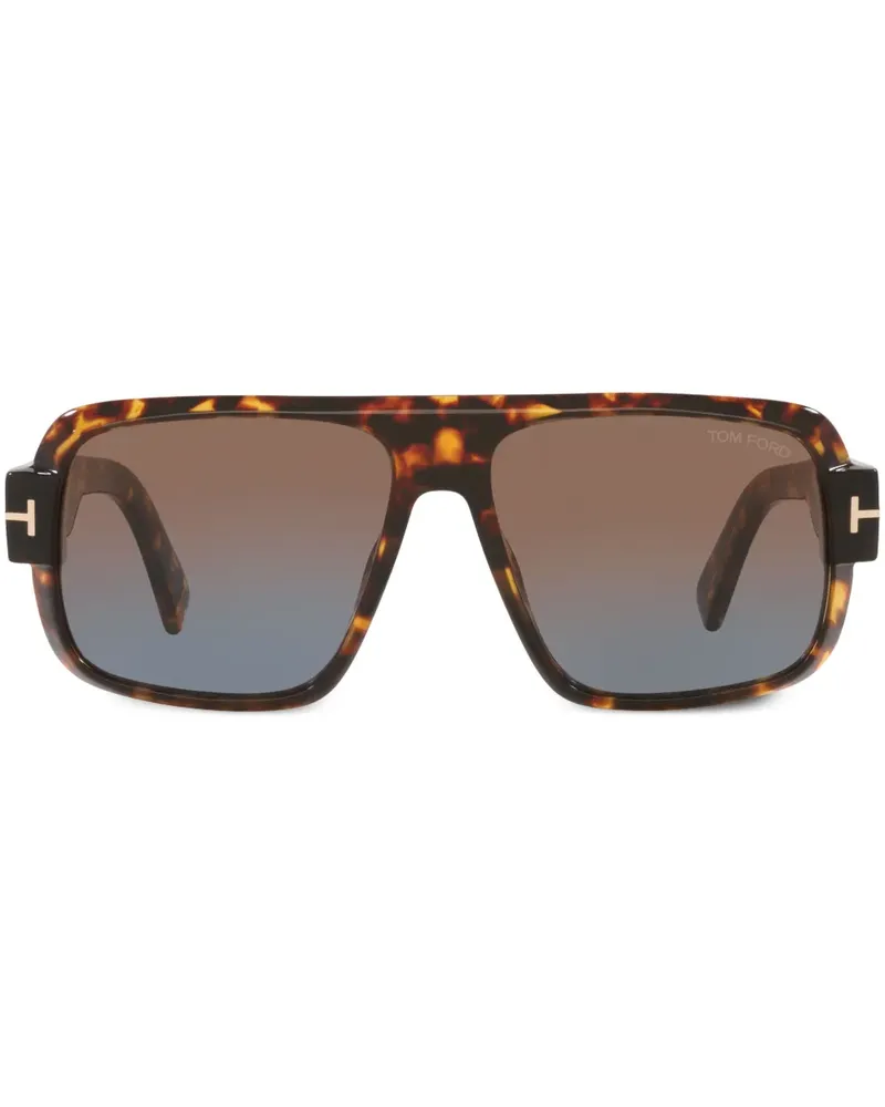 Tom Ford Klassische Pilotenbrille - Braun Braun
