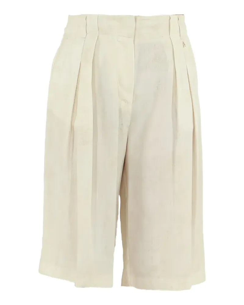 Twin-Set Shorts mit Bundfalten - Nude Nude