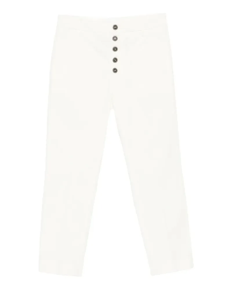 Dondup buttoned trousers - Weiß Weiß