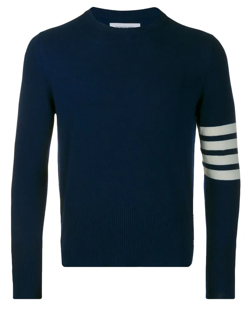 Thom Browne Kaschmirpullover mit Streifen Blau