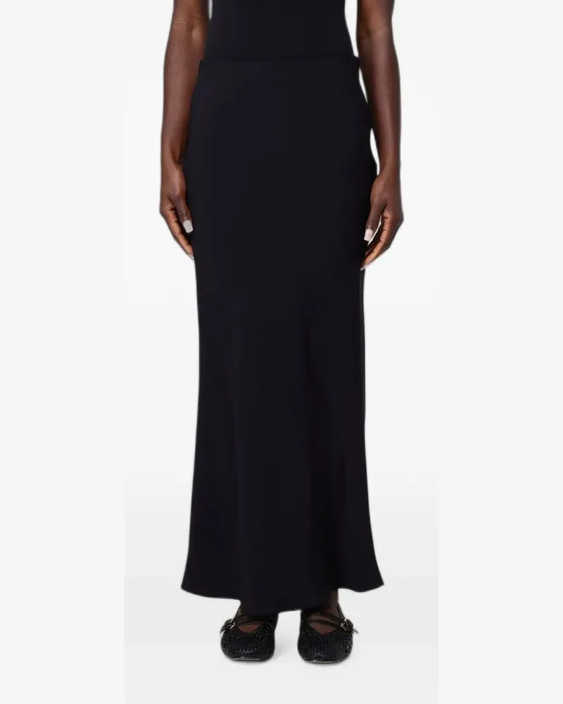 Hanita jersey maxi skirt - Schwarz Schwarz