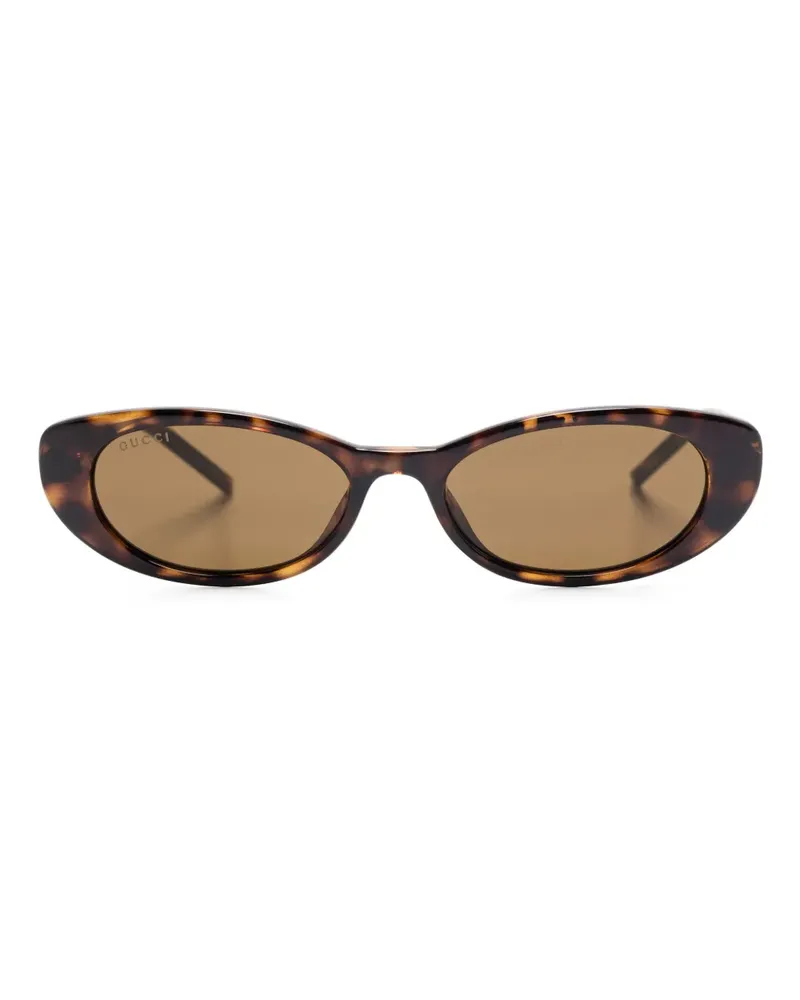 Gucci Sonnenbrille mit Cat-Eye-Gestell - Braun Braun