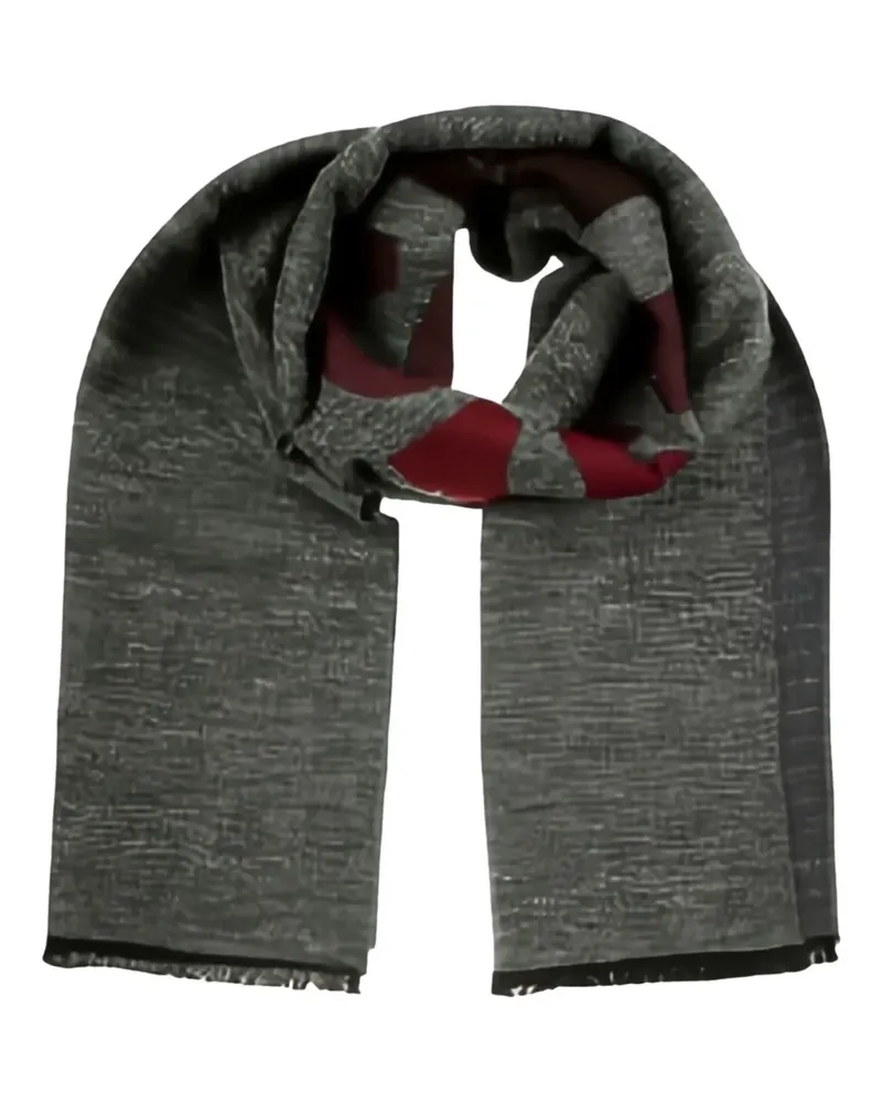 Missoni Schal mit Intarsien-Logo - Grau Grau