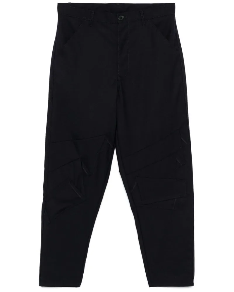 Comme des Garçons Drapierte Hose - Blau Blau