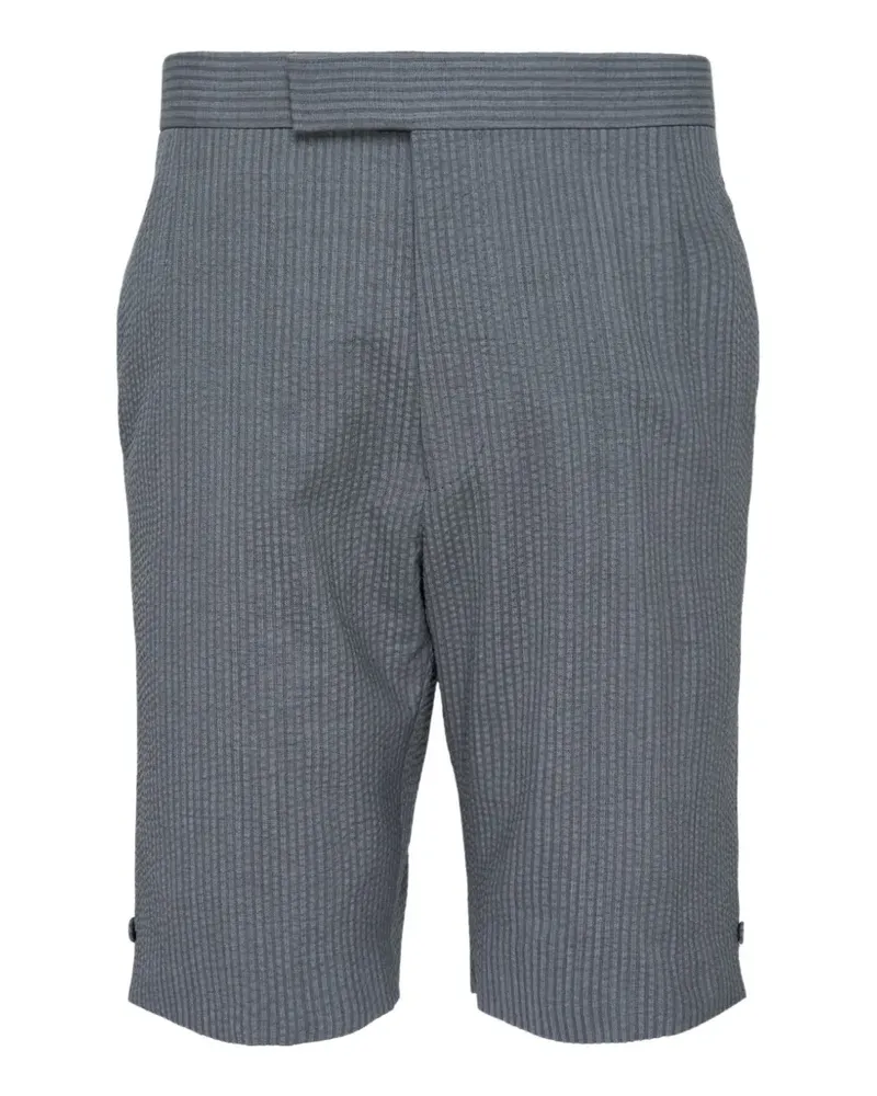 Thom Browne side-slit shorts - Grau Grau