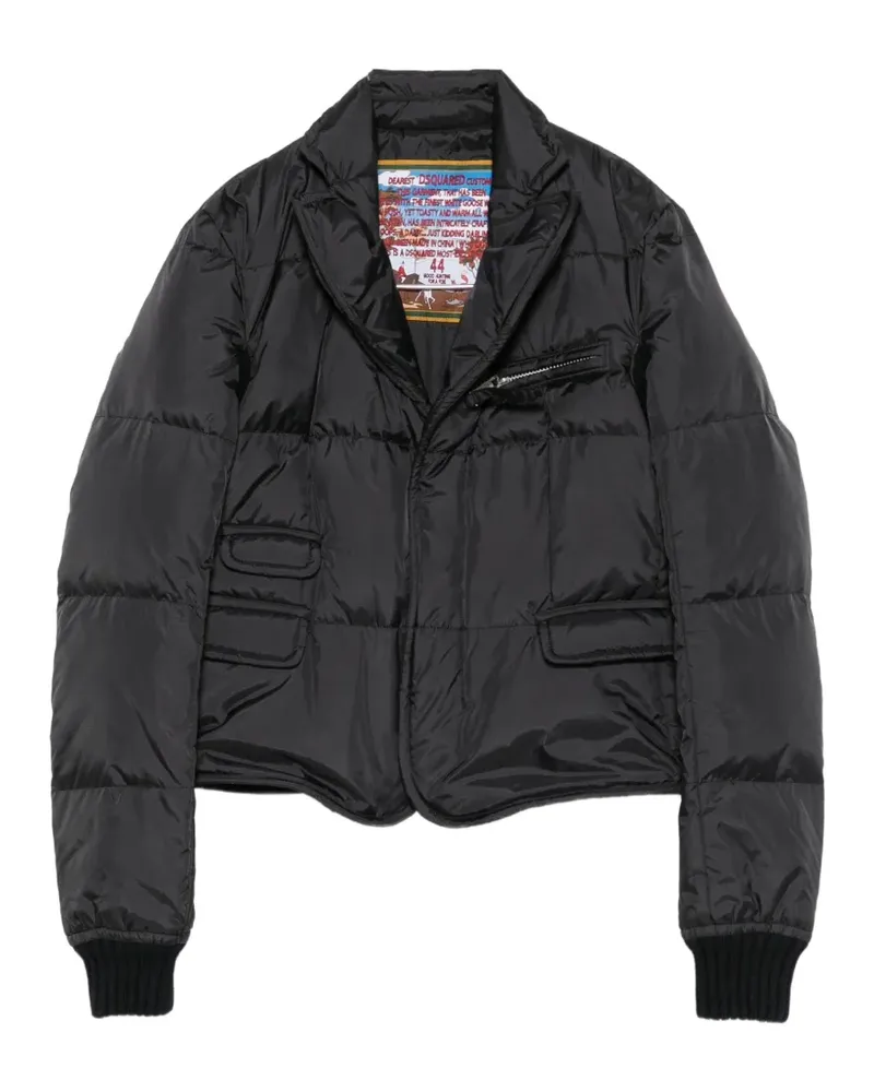 Dsquared2 2000s gesteppte Jacke - Schwarz Schwarz