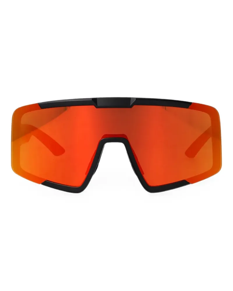 Prada geometric-frame sunglasses - Schwarz Schwarz