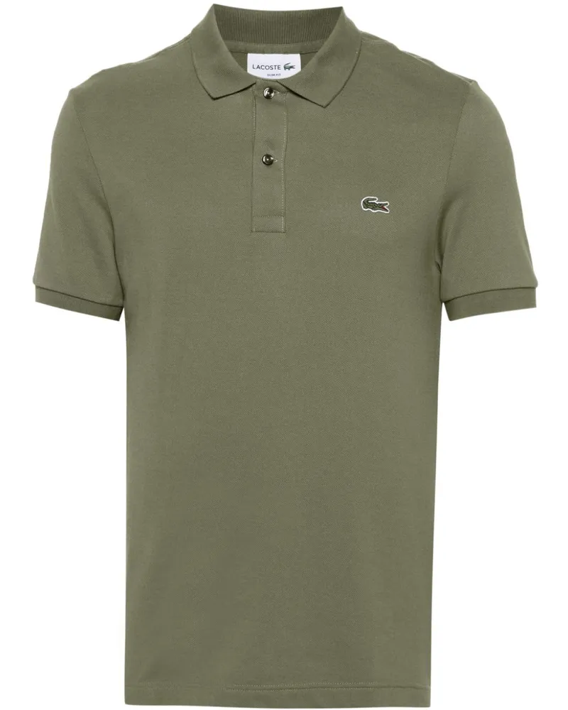 Lacoste Poloshirt mit Logo-Patch - Grün Grün