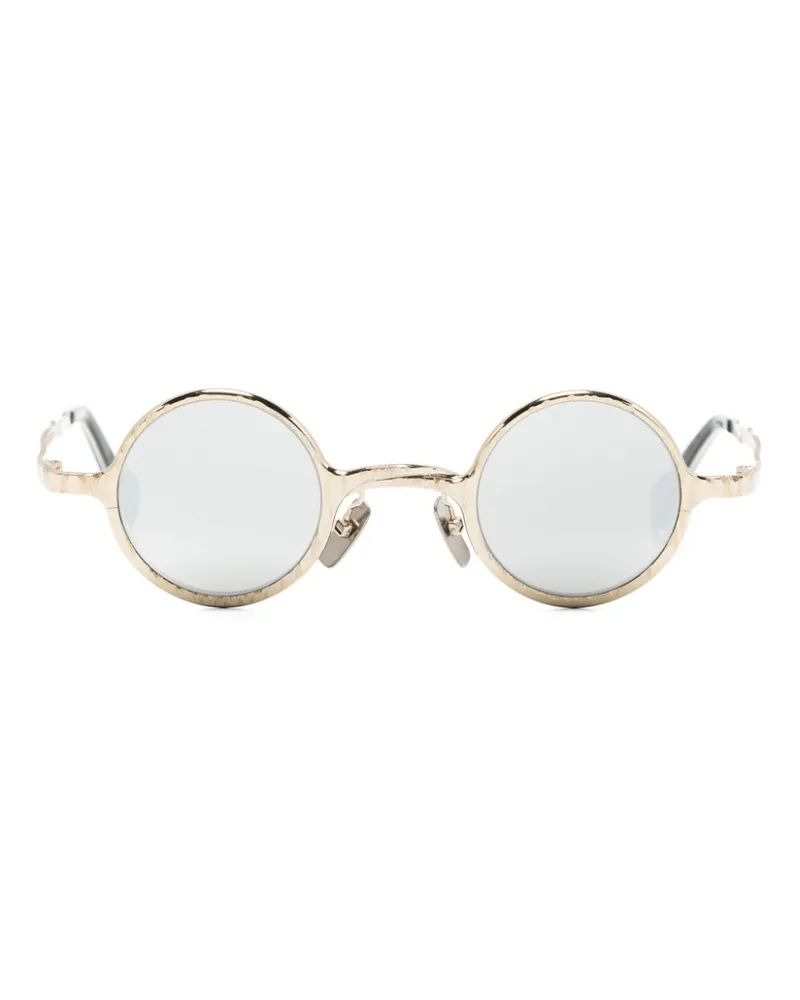 KUBORAUM Z17 Sonnenbrille mit rundem Gestell - Gold Gold