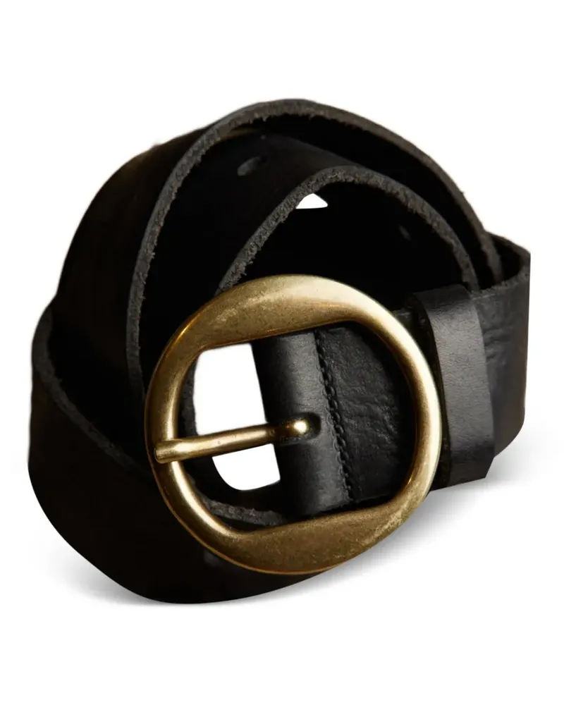 Fortela buckle calf leather belt - Schwarz Schwarz
