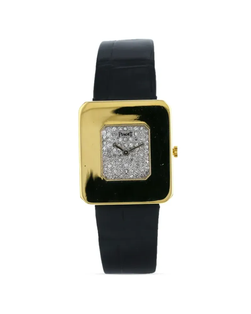 Piaget 1970s pre-owned Diamant-Zifferblatt 28mm - Silber Silber