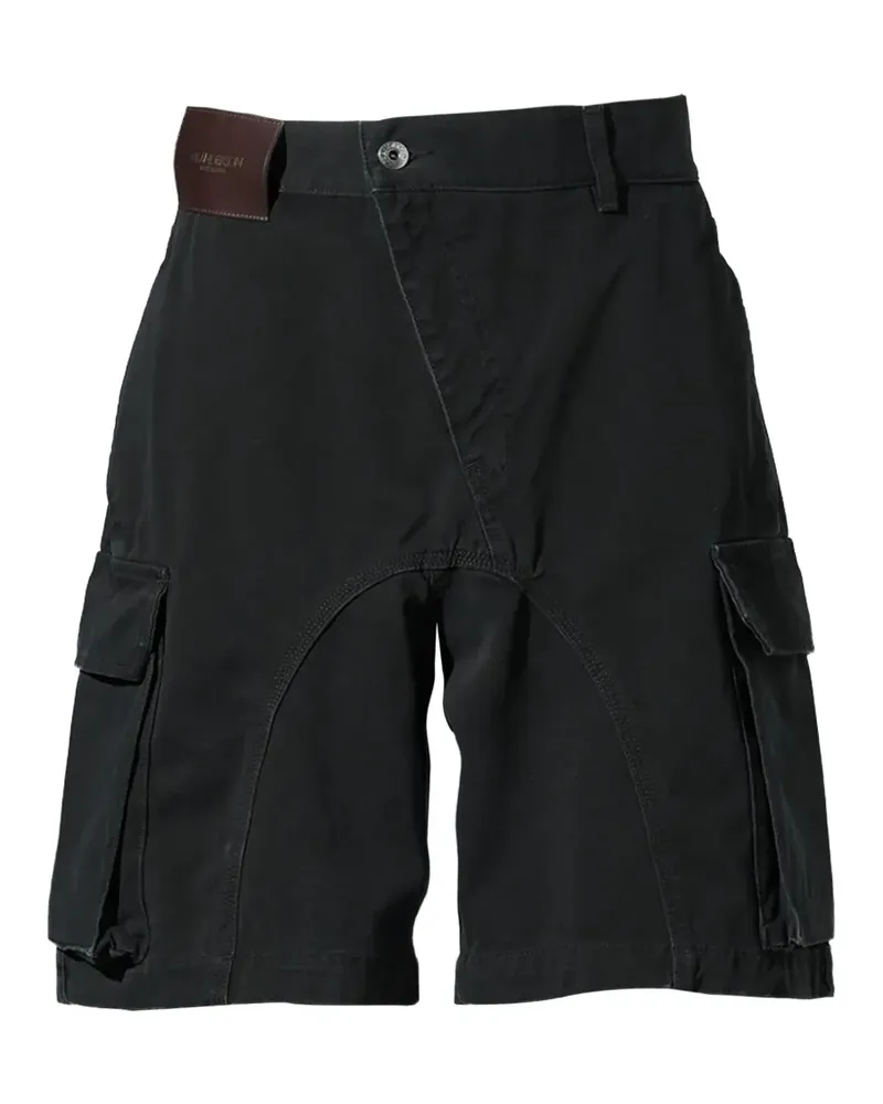 J.W.Anderson patch-pocket cargo shorts - Schwarz Schwarz