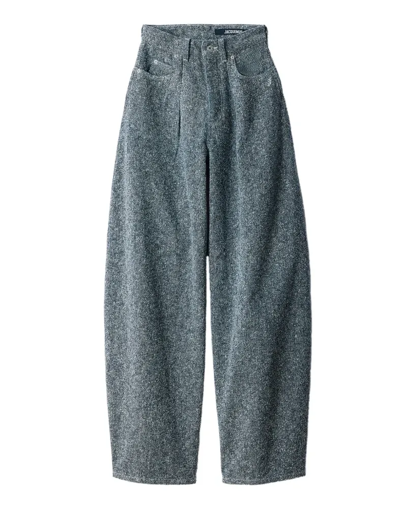 Jacquemus The Ovalo de-Nîmes denim pants - Blau Blau