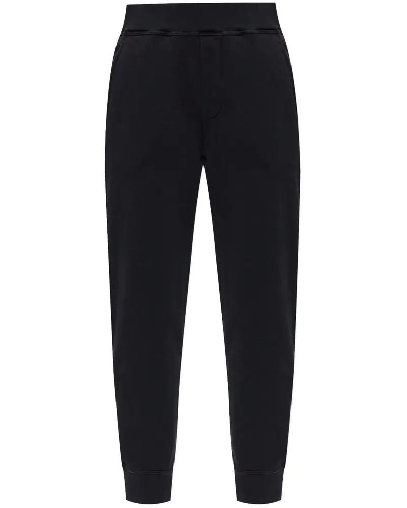 Dsquared2 Jogginghose mit Logo-Stickerei - Schwarz Schwarz