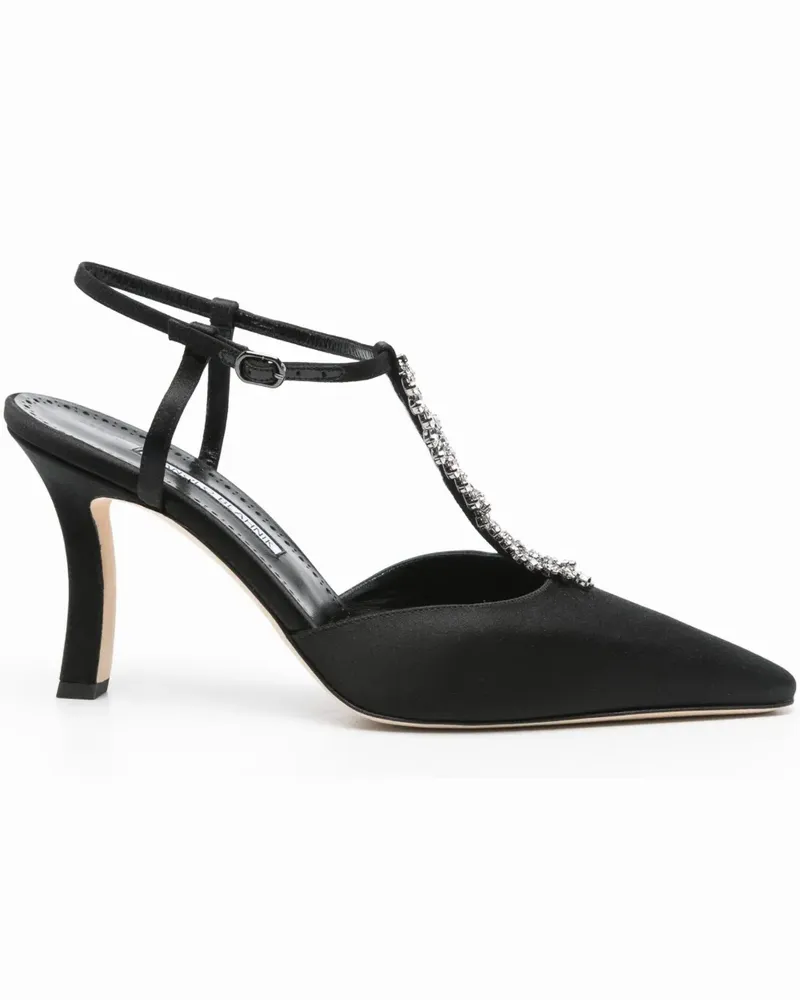 Manolo Blahnik Sufik Sandalen mit Absatz 90mm - Schwarz Schwarz
