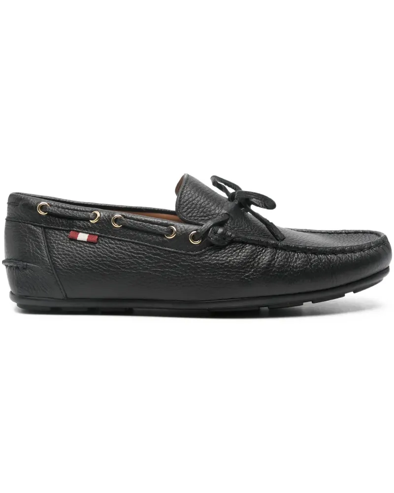 Bally Clarkson lace-up boat shoes - Schwarz Schwarz
