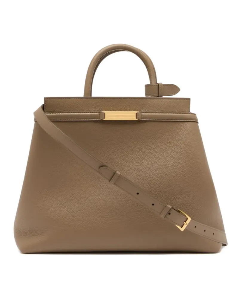 Bally Deco Tote Bag aus strukturiertem Leder - Braun Braun