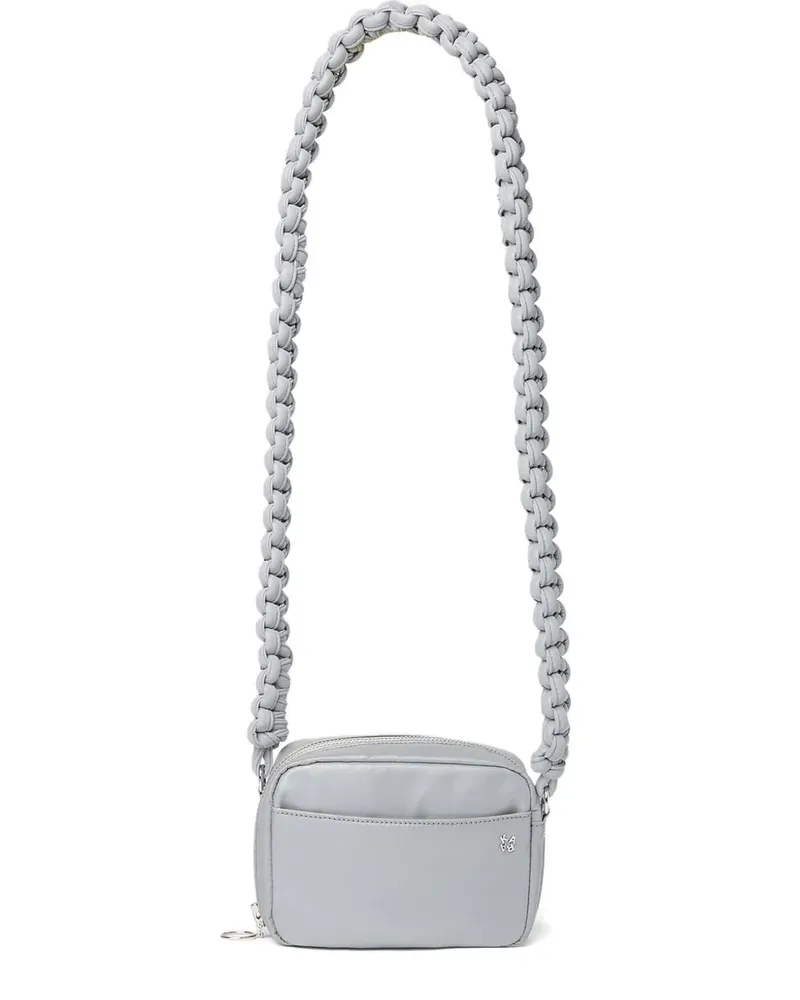 KARA Cobra Schultertasche - Silber Silber